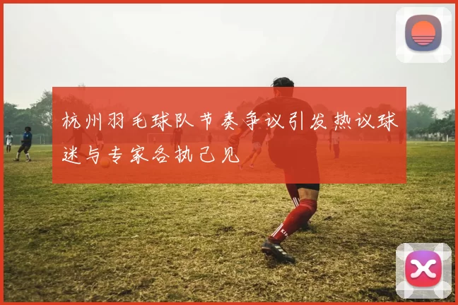 杭州羽毛球队节奏争议引发热议球迷与专家各执己见
